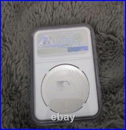 2025 Niue Silver MLB New York Yankees Colorized Reverse Proof 1 oz $2 NGC PF70