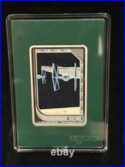 2025 Star Wars Trilogy 1 oz Silver Trading Coin Agoro Tie Fighter Falcon /500