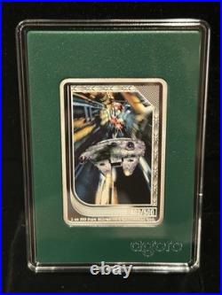 2025 Star Wars Trilogy 1 oz Silver Trading Coin Agoro Tie Fighter Falcon /500