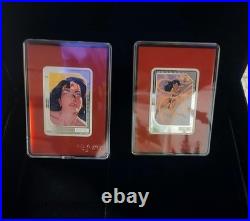 2025 The Art of DC Comics Ruby Wonder Woman 1oz Silver Coins/TWO COINS