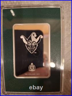 2025 The Art of DC Comics Trading Coins 006/500 Joker 1 oz Silver Proof Coin
