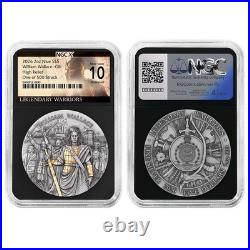 2026 $5 Niue William Wallace 2 oz High Relief Silver Antiqued and Gold NGCX