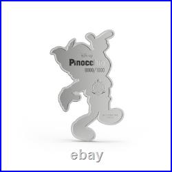2026 Agoro Disney Pinocchio 3/4oz Silver Coin + 5g Silver Foil Boxed Set NEW