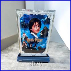 2026 Agoro HARRY POTTERT & the Philosopher's Stone Poster 1 oz Silver HUGE Foil