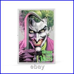 2026 Agoro Niue 1 oz Silver Foil Batman Three Jokers #1 Variant Chase Foil