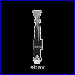 2026 Agoro Niue Star Wars Obi-Wan Kenobi Lightsaber 1/2 oz Silver Coin IN STOCK