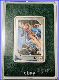 2026 Art Of MARVEL IRON MAN- #240/250? Trading Coins 1oz Fine Silver AGORO