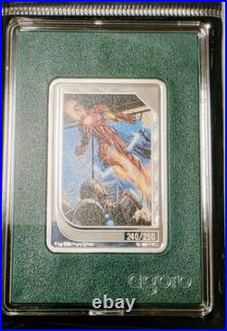 2026 Art Of MARVEL IRON MAN- #240/250? Trading Coins 1oz Fine Silver AGORO