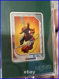 2026 Marvel Comics Trading Coins SPIDERMAN 1oz Silver Emerald 081/250 X-Men