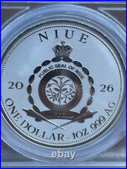 2026 Niue $1 Mermaid Yellow Hair Rev PR Colorized 1 oz. 999 Silver PCGS PR70 2026 Niue $1 Mermaid Yellow Hair Rev PR Colorized 1 oz. 999 Silver PCGS PR70
