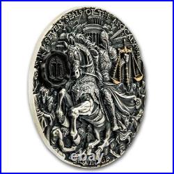 2026 Niue 3 oz Silver Seven Seals of the Apocalypse Black Horse