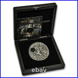 2026 Niue 3 oz Silver Seven Seals of the Apocalypse Black Horse