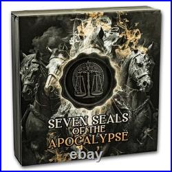 2026 Niue 3 oz Silver Seven Seals of the Apocalypse Black Horse