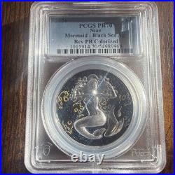 2026 Niue Black Sea Mermaid 1 oz Silver Rev Proof Colorized PCGS PR70 2026 Niue Black Sea Mermaid 1 oz Silver Rev Proof Colorized PCGS PR70