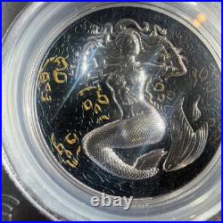 2026 Niue Black Sea Mermaid 1 oz Silver Rev Proof Colorized PCGS PR70