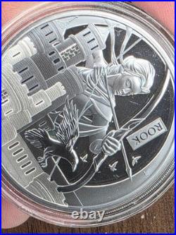 2026 Niue CHESS ROOK 1 oz. 999 Silver Proof Coin $1 Limited Mintage 999 + COA Bo