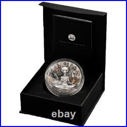 2026 Niue Darkest Hour 2 oz Silver Antiqued High Relief Coin