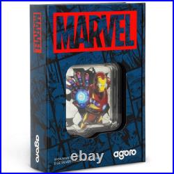 2026 Niue Marvel Smash Iron Man ZAPT! 2 oz Silver UHR Coin