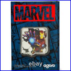 2026 Niue Marvel Smash Iron Man ZAPT! 2 oz Silver UHR Coin