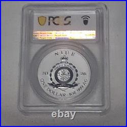 2026 Niue Mermaid Yellow Hair PCGS PR70 Reverse Proof Colorized 1oz Silver Coin