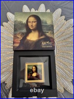 2026 Niue Mona Lisa Gold Edition 2 oz. 999 Silver Proof Coin 2 Dollars Ltd 700 2026 Niue Mona Lisa Gold Edition 2 oz. 999 Silver Proof Coin 2 Dollars Ltd 700