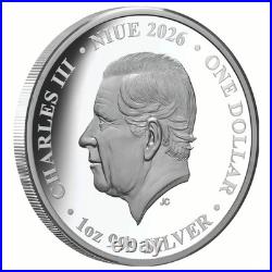 2026 Niue Queen of Hearts 1oz Silver Proof Coin Mintage of 750 2026 Niue Queen of Hearts 1oz Silver Proof Coin Mintage of 750