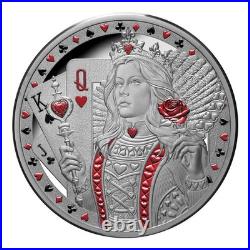 2026 Niue Queen of Hearts 1oz Silver Proof Coin Mintage of 750