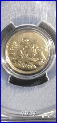 2026 PCGS MS70 Niue $1 Pirate Treasure 9KT AU