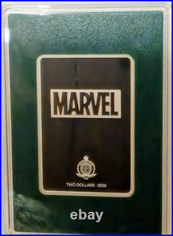 2026 The Art of MARVEL Comics HULK- #154/250? Trading Coins 1oz. 999 Silver