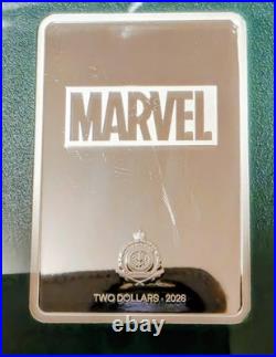 2026 The Art of MARVEL Comics HULK- #154/250? Trading Coins 1oz. 999 Silver