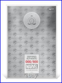 202 Agoro Niue Marvel Infinity Saga Phase 3 Thor Ragnarok 1.5 oz Silver Colored 202 Agoro Niue Marvel Infinity Saga Phase 3 Thor Ragnarok 1.5 oz Silver Colored