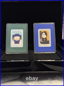 25 Agoro SOUTH PARK trading Coin Emerald Craig T 196/250 & Saphire Vampir 29/30