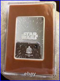 2-1 Oz Silver Collectible Star Wars The Original Trilogy Silver Trading Coins