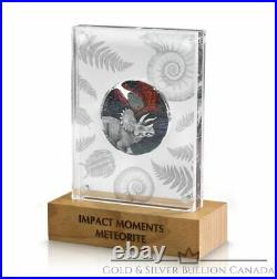 $2 Niue Island 2021 Impact Moments Meteorite 2 oz Silver High Relief coin