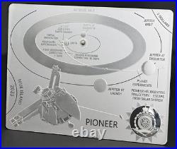 2 oz Silver Coin 2025 Niue Pioneer Space Probe 60 x 80 mm Coin 499 Mintage