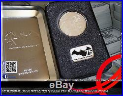 2oz 2014 Niue Batman 75th Anniversary Silver Proof Coin Digital Signature