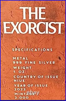 3 OZ PURE SILVER THE EXORCIST THE NUN & IT THIS IS HORROR CHIBI COIN Collection 3 OZ PURE SILVER THE EXORCIST THE NUN & IT THIS IS HORROR CHIBI COIN Collection