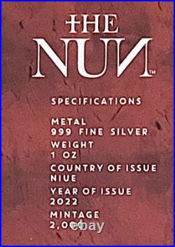 3 OZ PURE SILVER THE EXORCIST THE NUN & IT THIS IS HORROR CHIBI COIN Collection 3 OZ PURE SILVER THE EXORCIST THE NUN & IT THIS IS HORROR CHIBI COIN Collection