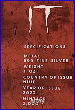 3 OZ PURE SILVER THE EXORCIST THE NUN & IT THIS IS HORROR CHIBI COIN Collection 3 OZ PURE SILVER THE EXORCIST THE NUN & IT THIS IS HORROR CHIBI COIN Collection