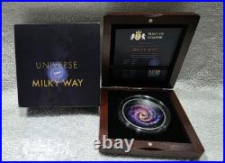 5 Dollar Milky Way Milky Way Niue Island 2 oz Silver + Meteorite 2022 MINT 5 Dollar Milky Way Milky Way Niue Island 2 oz Silver + Meteorite 2022 MINT