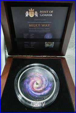 5 Dollar Milky Way Milky Way Niue Island 2 oz Silver + Meteorite 2022 MINT 5 Dollar Milky Way Milky Way Niue Island 2 oz Silver + Meteorite 2022 MINT