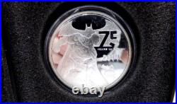 75 Years of Batman, Niue 5 Dollars 2 Oz Silver Proof Coin, 2014 Limited Edition