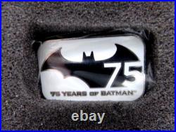 75 Years of Batman, Niue 5 Dollars 2 Oz Silver Proof Coin, 2014 Limited Edition
