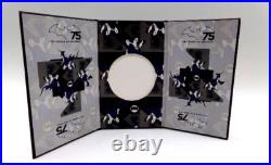 75 Years of Batman, Niue 5 Dollars 2 Oz Silver Proof Coin, 2014 Limited Edition