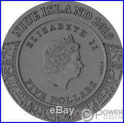 ANUBIS Gods of Anger 2 Oz Silver Coin 5$ Niue 2019