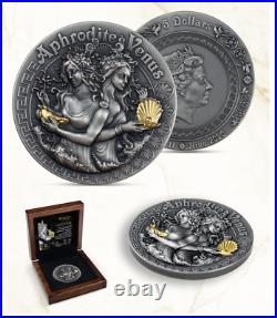 APHRODITE AND VENUS GODDESSES SERIES 2020 NIUE 2oz SILVER COIN $5 NGC MS70