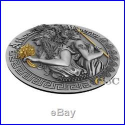 ATHENA AND MINERVA Goddesses Series 5$ 2oz. 999 fine silver coin Niue 2019