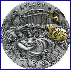 ATLANTIS Legendary Lands 2 oz Silver Coin Niue