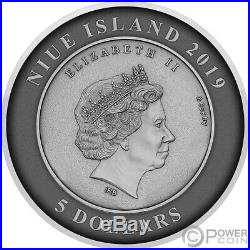 ATLANTIS Sunken City Dome 2 Oz Silver Coin 5$ Niue 2019