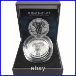 African Elephant 1 oz. 999 Silver $2 Coin 2025 Niue COA SKUOPC221 African Elephant 1 oz. 999 Silver $2 Coin 2025 Niue COA SKUOPC221